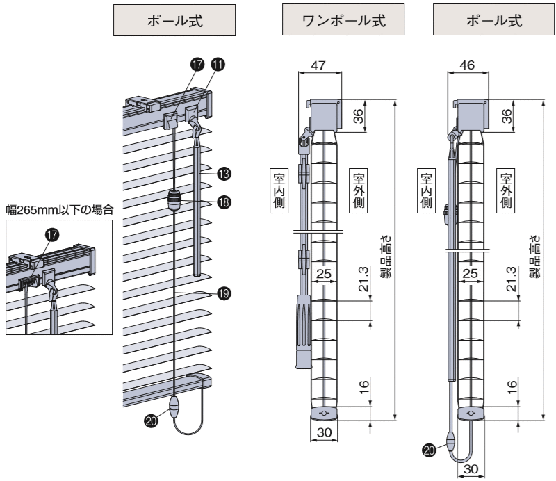 ブラインド タチカワ シルキーシェイディアクア 25ｍｍスラット フッ素