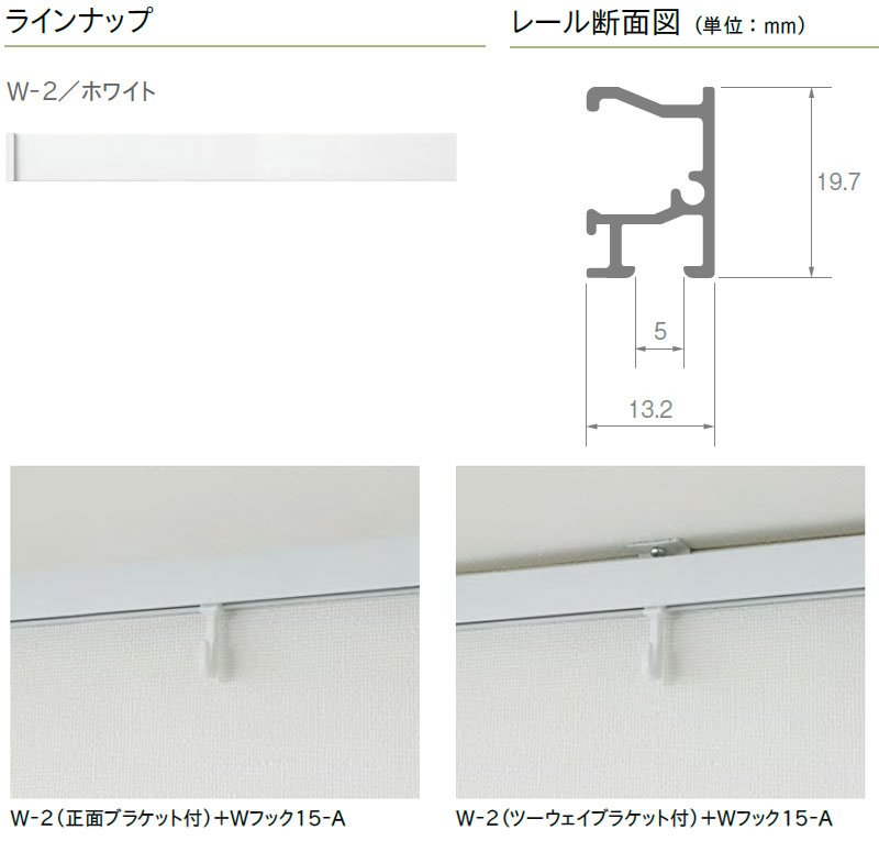 ピクチャーレール W1工事用セット 2m ホワイト :20221110000914-00386